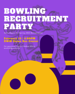 Bowling Recruitment Party